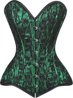 Daisy corsets Women's Daisy Corsets Womens Green/Black Lace Overbust Corset Waist Cincher Bustier & Plus Size