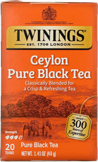 Twinings Ceylon Orange Pekoe Tea, Tea Bags, 20 ct