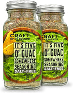 Craft Spice Blends It's Five O'Guac Somewhere Seasoning 2 Pack | All Natural | Sugar Free | Salt Free | Keto | Zero Calories