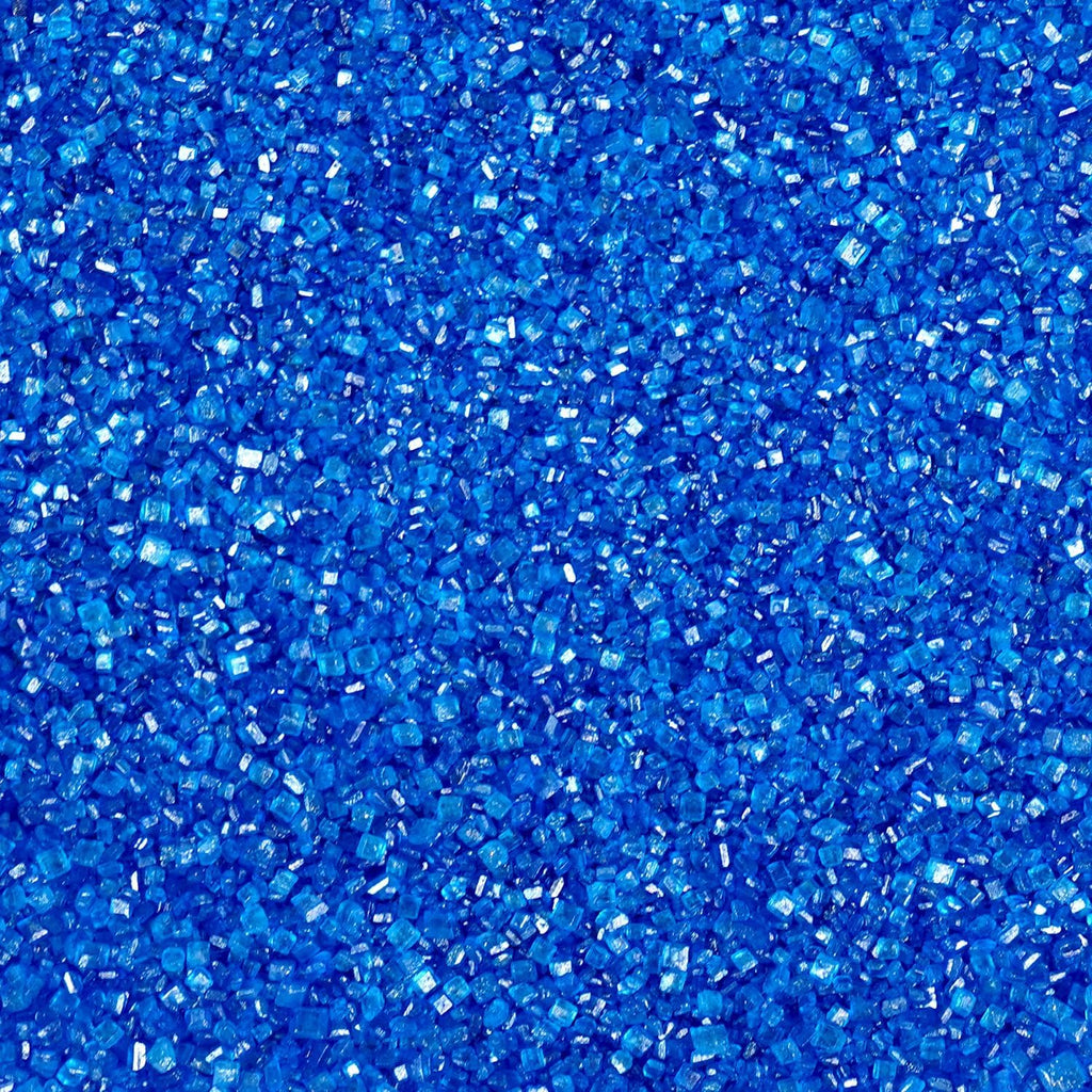 Deep Blue Sanding Sugar Sprinkles, 150g, Blue Rim Crystals Sanding Sprinkles for Cake decorating, Cupcake Toppers, Cookies, Baking Cake Decoration, Party Holiday Birthday Supplies