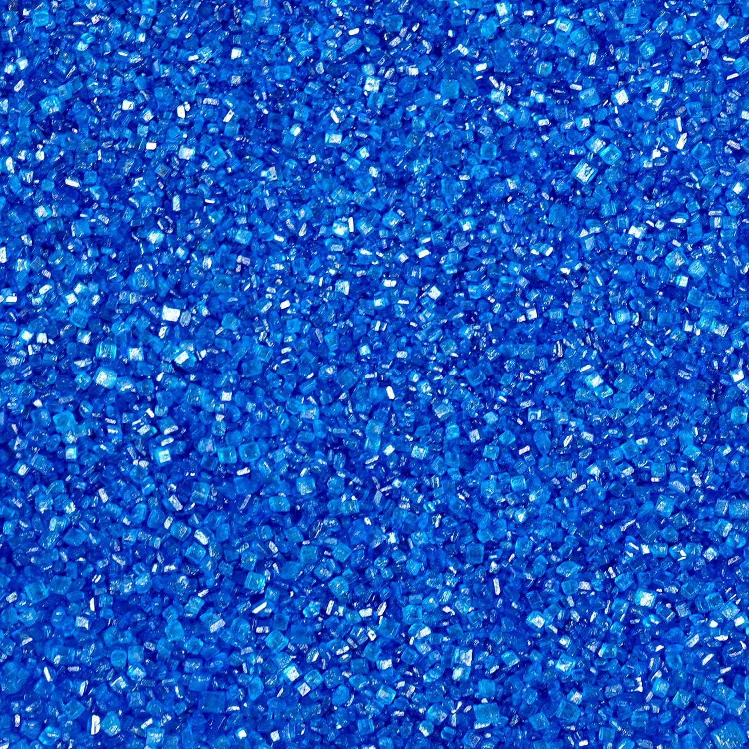 Deep Blue Sanding Sugar Sprinkles, 150g, Blue Rim Crystals Sanding Sprinkles for Cake decorating, Cupcake Toppers, Cookies, Baking Cake Decoration, Party Holiday Birthday Supplies