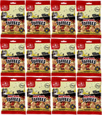 Walkers Nonsuch Nutty Brazil Toffees Bag 5.29 Oz (Pack of 12) – British Candy with Brazil Nuts, Individually Wrapped Butter Toffee Candy, English Toffee Sweets & Gourmet Food Gifts from UK