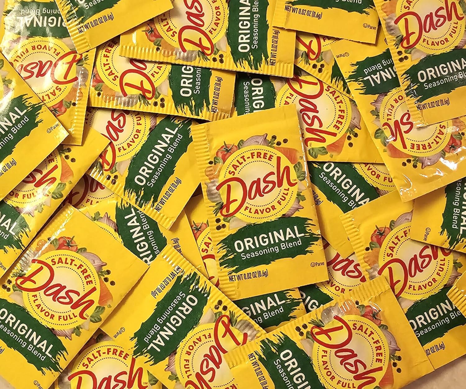 Mrs. Dash Original Blend Seasoning Blend, Salt Free, No MSG, 02 Oz, 50 Packets