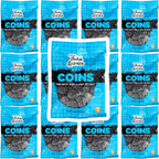 Dutch Licorice Coins, 5.29 Ounce Bags (Pack of 12), Black Licorice Candy