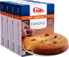 Gits Instant Handvo Snack Mix, 800g (Pack of 4 X 200g Each)