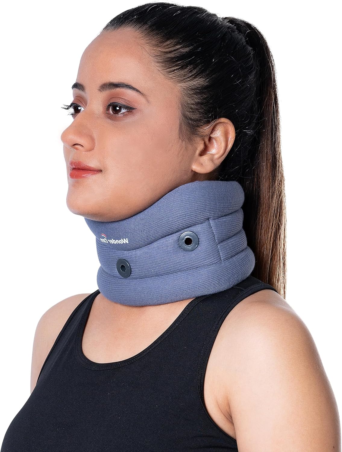 Wonder Care Neck Brace for Sleeping Cervical Collar Adjustable Neck Support Brace Relief Cervical Spine Pressure Ideal for Travel, Office Workers & Neck Injury Recovery, Medium