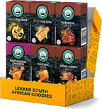 Seasoning Spice Set 6 Piece Variety Roberstons Collection from South Africa, BBQ Rubs, Marinades, Seasonings, and Spices for Meat, Chicken, Fish, and More - Gift for Dad, Men, and Grilling Enthusiasts