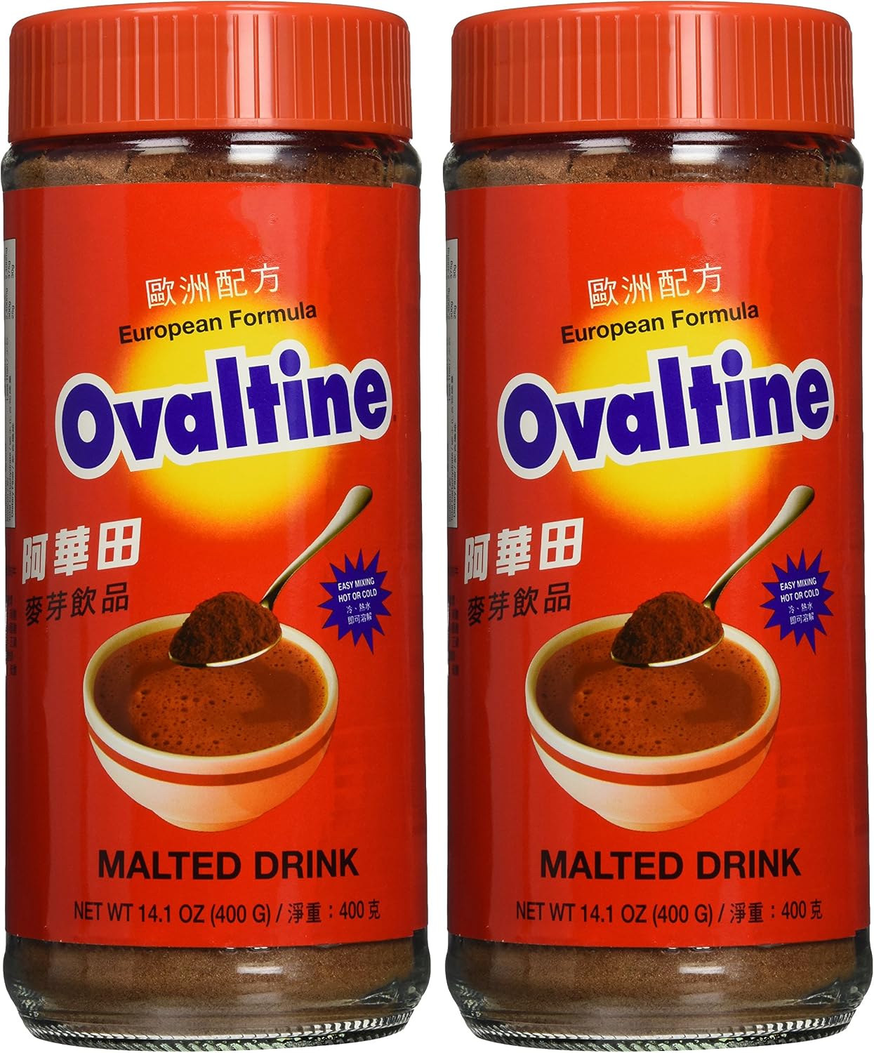 Ovaltine Malt Beverage Mix 400g - 14.1 Ounce (Pack of 2)