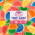 RUS Candy Company Classic Fruit Slices – 1 Lbs Bulk Bag | Old-Fashioned Jelly | Nostalgic Fruit-Flavored Candy for Sharing, Parties & Gifts (1 Pound)