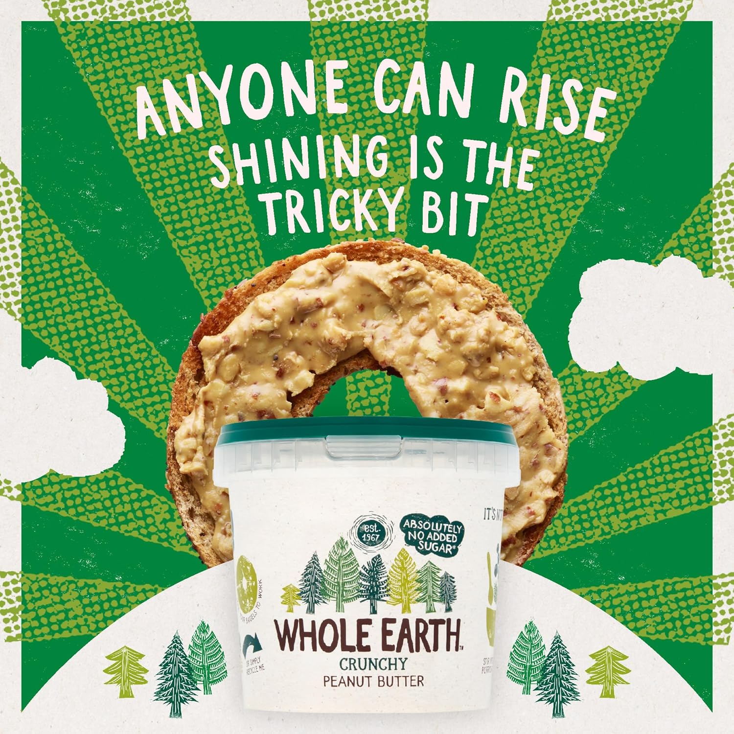 Whole Earth Whole Earth Crunchy Peanut Butter 1000g