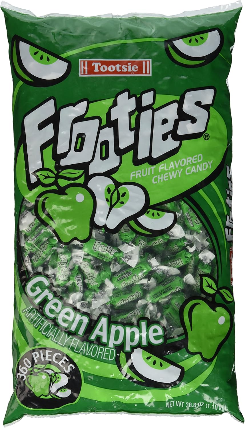 Tootsie Rolls Frooties Green Apple Candy (360 count)