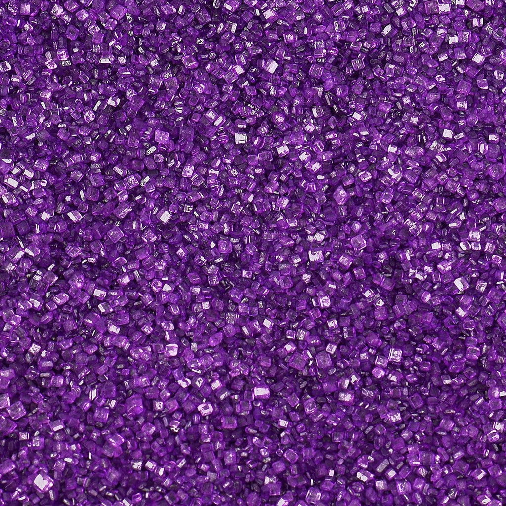 Purple Sprinkles for Baking, Purple Sanding Crystal Sugar 130g/4.59oz, Cupcake, Cookie and Donuts Toppings, Wedding, Birthday Party Supplies