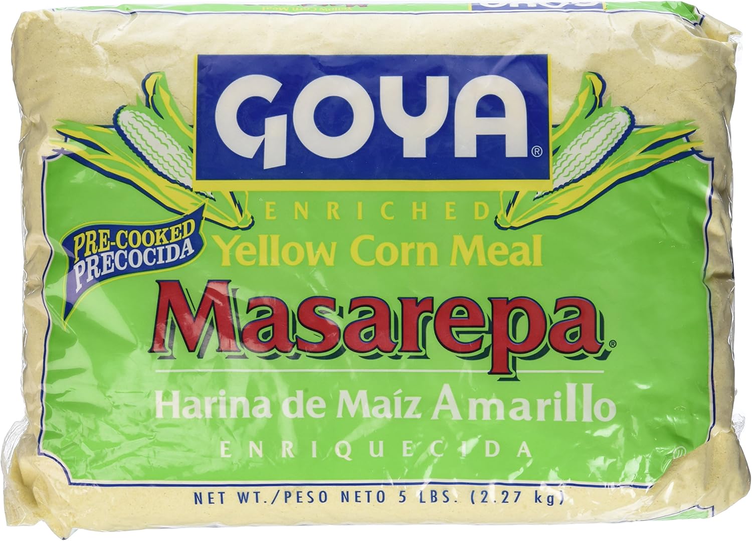 Goya Foods Yellow Corn Meal (Masarepa), 5-Pound