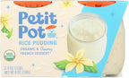 PETIT POT Organic French Rice Pudding, 8 OZ