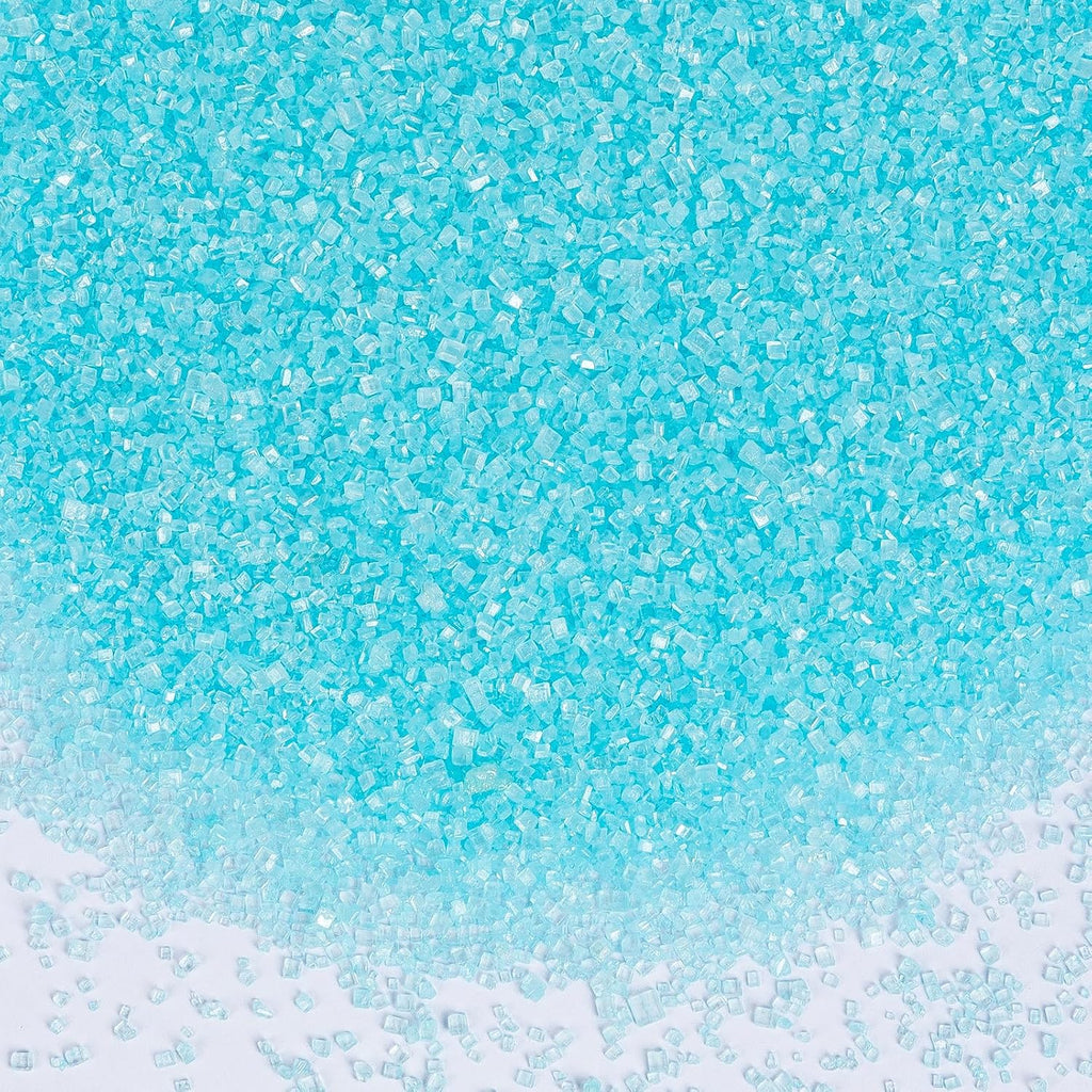 Edible Blue Sprinkles,150g,Bright Blue Sanding Sugar for Cake Decorating,Sky Blue Sprinkle Crystals Mix for Cookie,Ice Cream,Fondant Cake,Caramel Apples,Cupcakes,Desserts Toppers,Birthday Party,Festival Mother's Day Baking Decoration Supplies