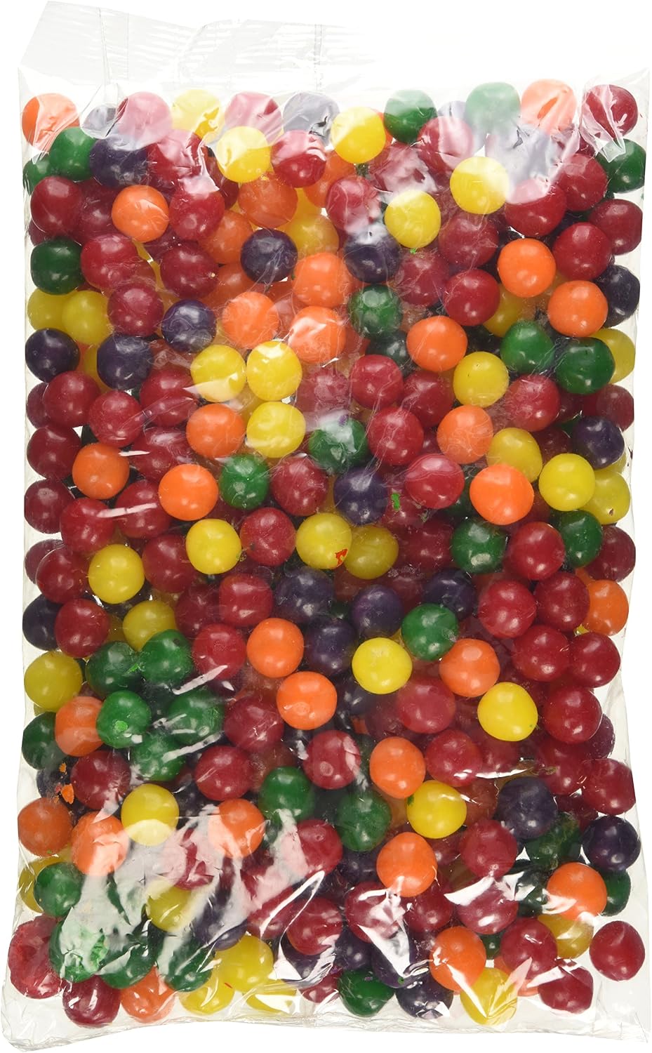 Sweet Candy Company Assorted Fruit Flavored Sour Ball Mix - Bulk Chewy Candy, Sour Cherry, Lemon, Grape, Tangerine, Apple, Flavored Variety Pack, Gluten Free, Kosher - 5 lb Bag