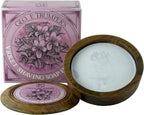 Geo F. Trumper Violet Hard Shaving Soap in Wooden Bowl