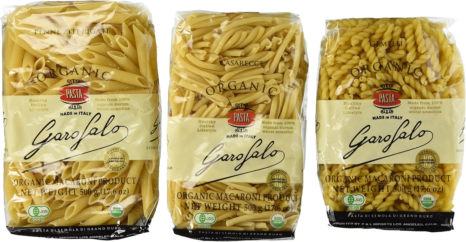 Garofalo Variety Pack 100% Organic 6 Pack - 1.1 Lb Each