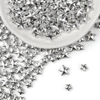 Silver Star Sprinkles for Cake Decorating, Edible Star Sugar Sprinkles, Mix Size 150g/5.29oz, Baking Decoration, Foodgrade Cookies&Cupcake Topper, Holiday, Party, Wedding, Birthday Supplies