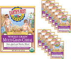 Earth's Best Organic Baby Food, Organic Whole Grain Multi-Grain Baby Cereal, Non-GMO, Easily Digestible and Iron Fortified Baby Food, 8 oz Box (Pack of 12)