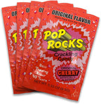 UpTop Treats Cherry POP ROCKS® Candy | Includes 4 Individual Retro Packs of Flavored Mini Rock Popping Candies