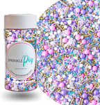 Sprinkle Pop Unicorn Sprinkle Mix| Pastel Pink Purple Blue White Sprinkles with ~20 Unicorn Wafer Paper and Gold Dragees Made in USA for Decorating Princess Birthday Cakes Cupcakes Donuts Cookies, 4oz