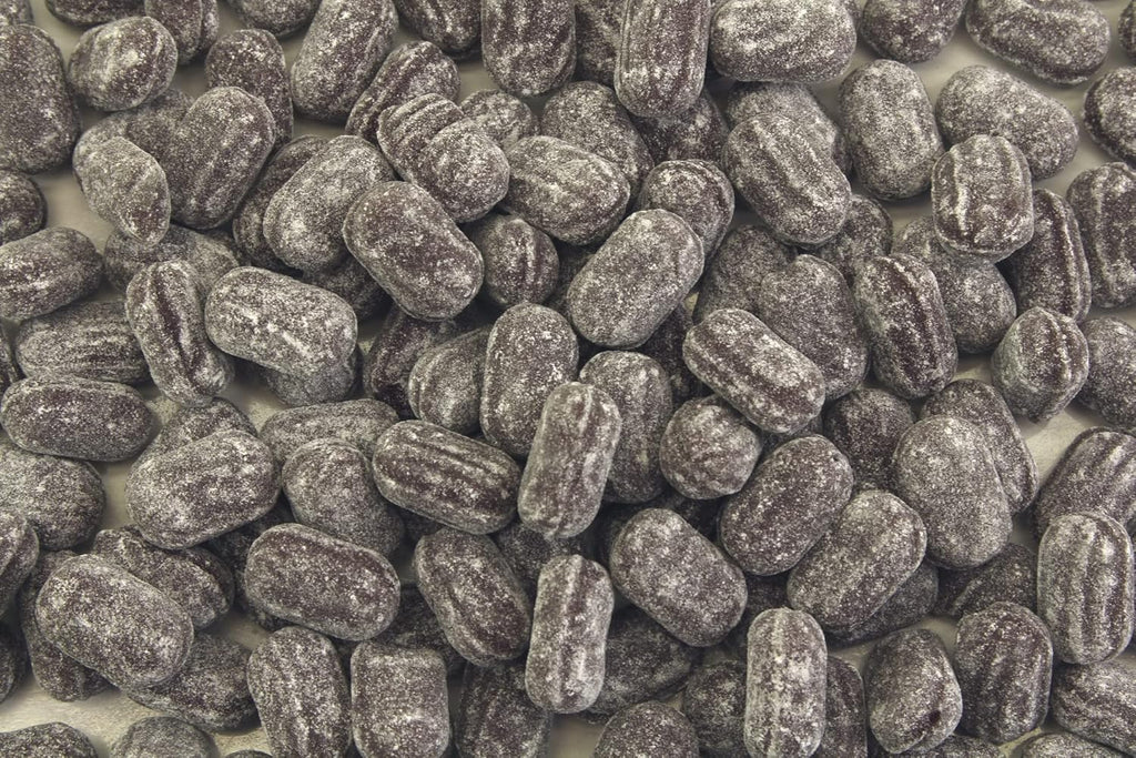 Planet Sweets Sanded Licorice Hard Candy Drops - 8 Ounce - Old Fashioned Candies - Gluten Free