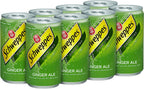 Schweppes Soft Drink Cans, Ginger Ale, 8 ct