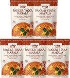 The Cumin Club's Instant Paneer Tikka Masala - Authentic Indian Meal with Regional Flavors, Ready to Eat in Just 5 Minutes - Pack of 5 Pouches for Convenient and Delicious India Cuisine at Home