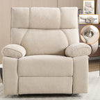 Extra Large Dual Motor Power Lift Recliner Chair, Lift Chair with Massage and Heat for Elderly, Lay Flat Recliner, Standing Assistance, Stainless Steel Cup Holders, Chenille Beige