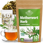 50 Bags Motherwort Tea Dried Motherwort Herb (Leonuri Herba) - 50 Tea Bags 1.5g Leonurus