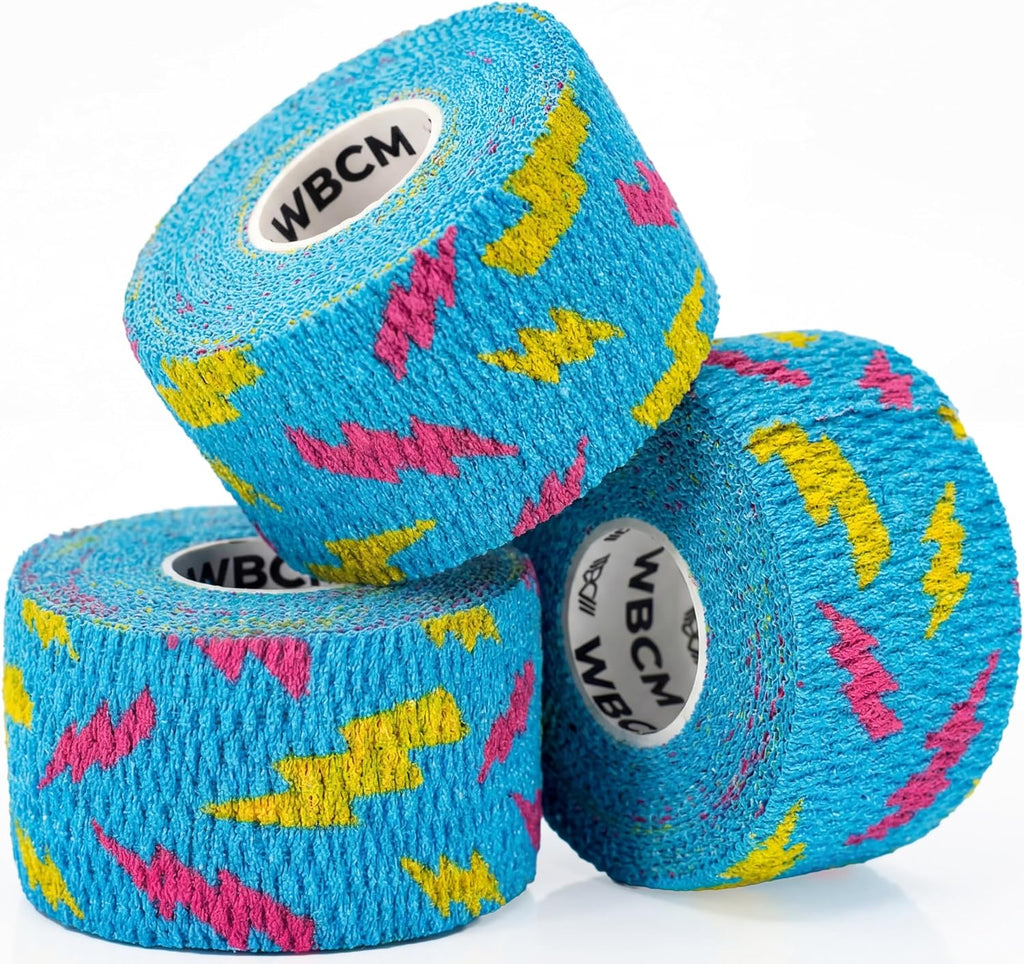 WARM BODY COLD MIND Lifting Thumb Tape for Weightlifting |1.5" x 20.6ft| - Hook Grip Tape for Gym, Powerlifting, Deadlift, Weight Lifting, Athletic Finger Wrap