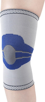 Champion Elastic Knee Support Compression Sleeve, Gray, Medium