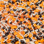 Thanksgiving Sprinkles, Orange and Black Sprinkles for Cake Decorating, Ice Cream, Cookies and Donuts Toppings, Graduation Party Supplies