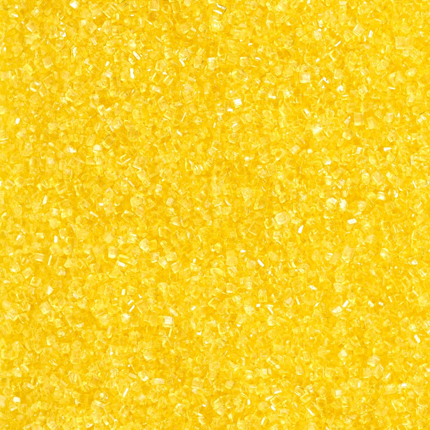 DecoPac Sanding Sugar, Yellow Edible Sugar Sprinkles, Edible Sanding Sugar in Handheld Container, Sugar Sprinkle Mix For Celebration Cakes, Cupcakes, Cookies, 33oz - Yellow