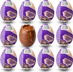 Cadburry Chocolate Creme Eggs Bulk 12 Pack – Creme Milk Chocolate Eggs With Fondant Creme Filling – Individually Wrapped Easter Candy – Great for Easter Baskets, Party Favors, and Gifting