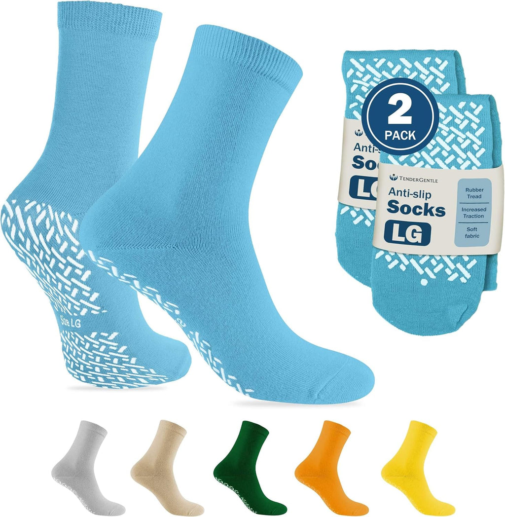 Hospital Socks with Grips - Soft, Stretchy, Grippy Socks – Hospitals and Nursing Homes