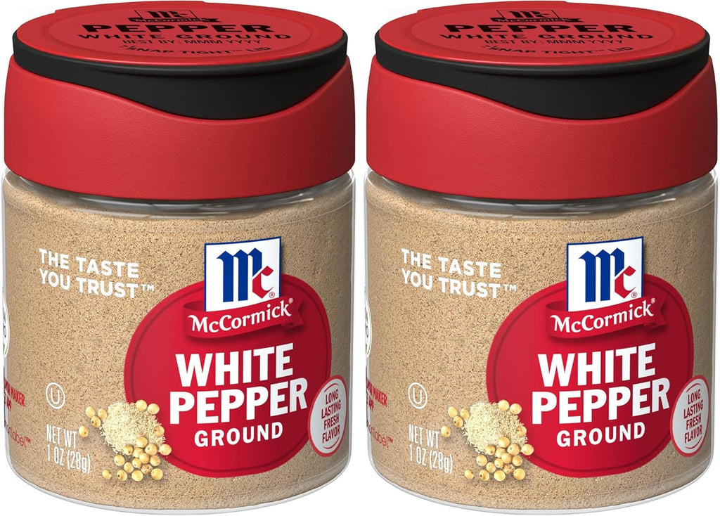 McCormick Ground White Pepper, 1 Oz (Pack of 2)
