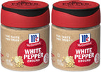 McCormick Ground White Pepper, 1 Oz (Pack of 2)