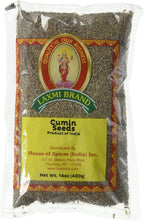 Laxmi All-Natural Dried Cumin Seeds, Traditional Indian Cooking Spices - 14 oz