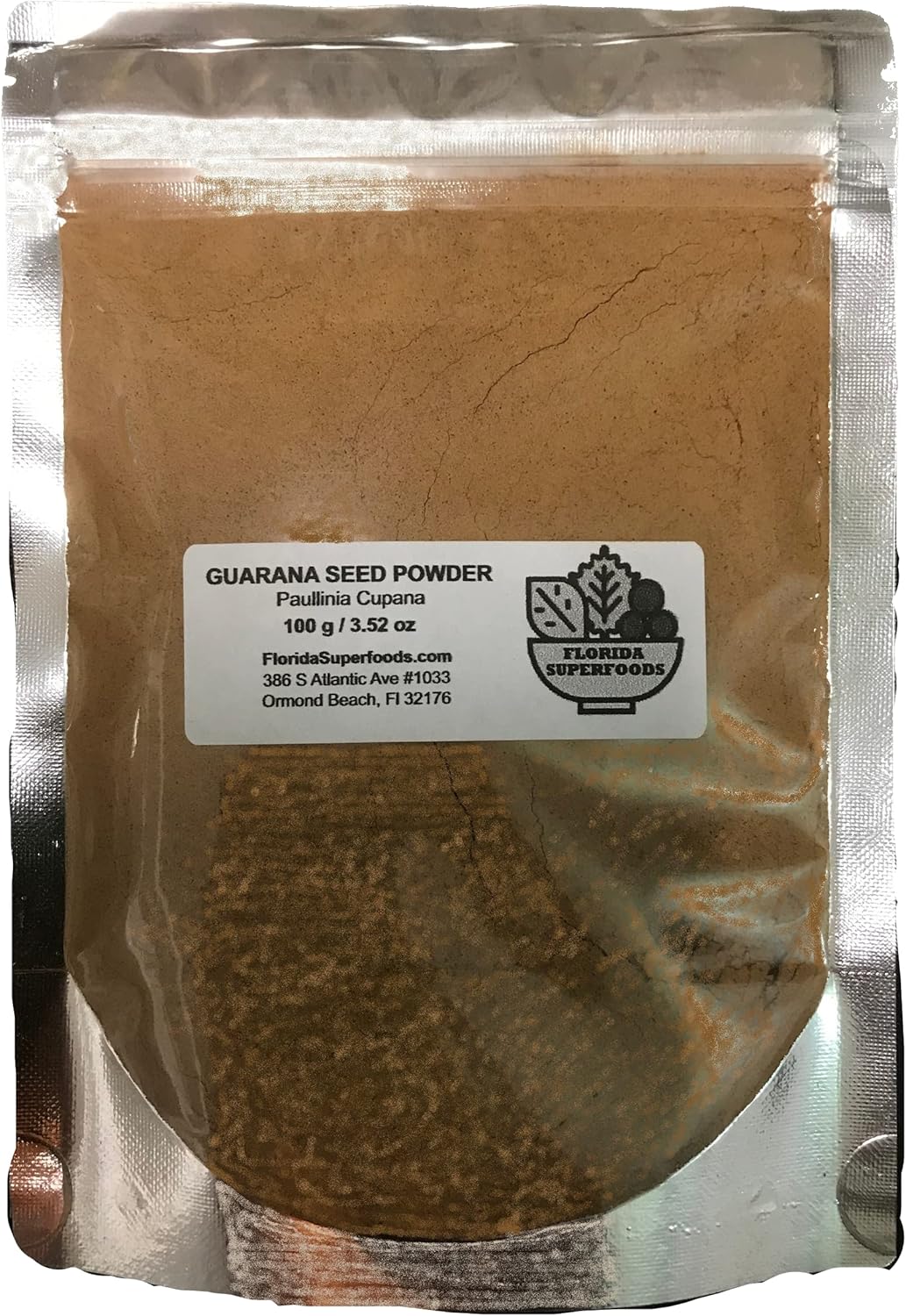 Guarana Seed Powder East Coast Superfoods 100 g / 3.52 oz