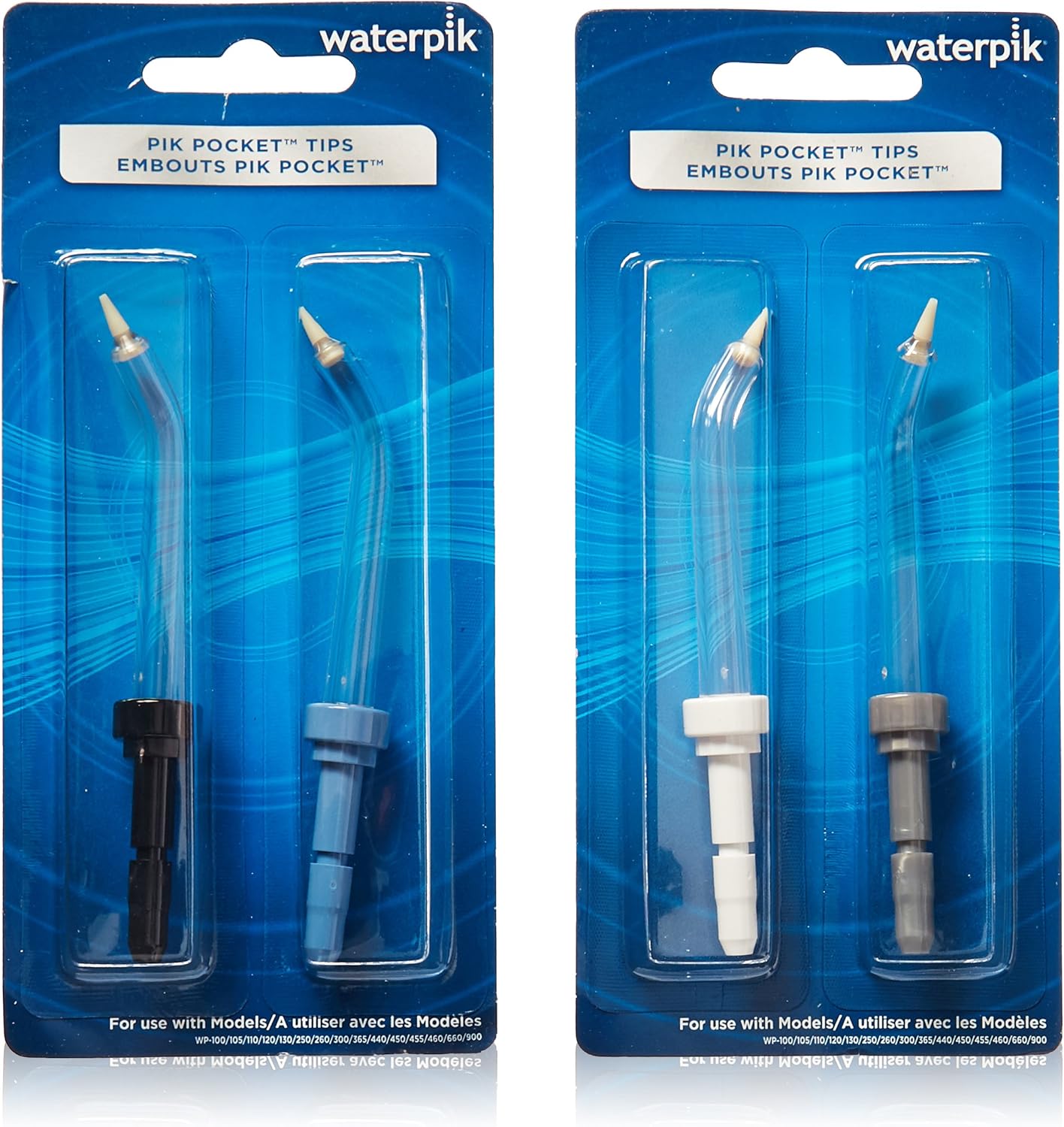 Waterpik Pik Pocket Tips Pro PP-100E 2 pk (Pack of 4)
