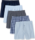 Amazon Essentials Men's Woven Cotton Boxer Short Underwear (Available in Big & Tall)