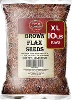 Spicy World Brown Flaxseed, 10 Pound Box