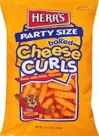 Herrs, Cheese Curls Party Size, 13.5 Ounce