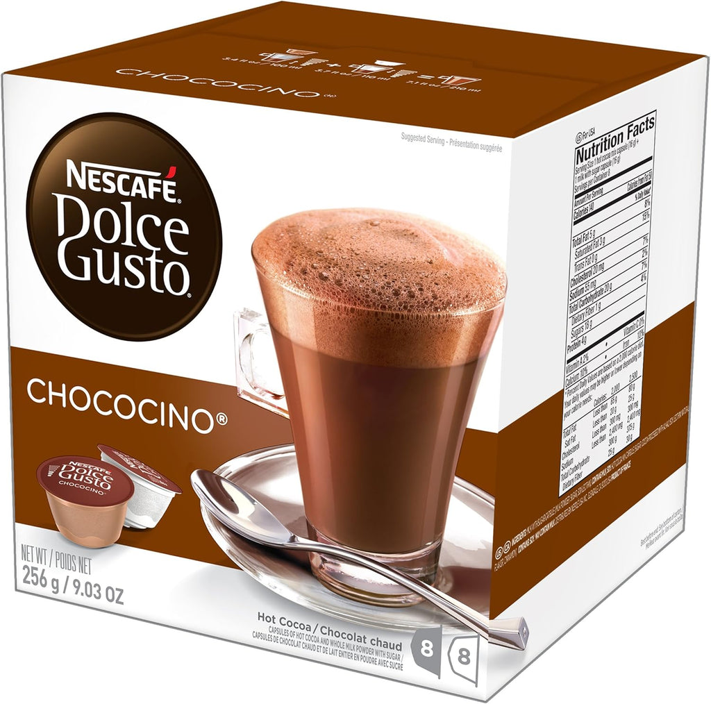 NESCAFÉ Dolce Gusto Coffee Capsules Chococino 48 Single Serve Pods (Makes 24 Specialty Cups)