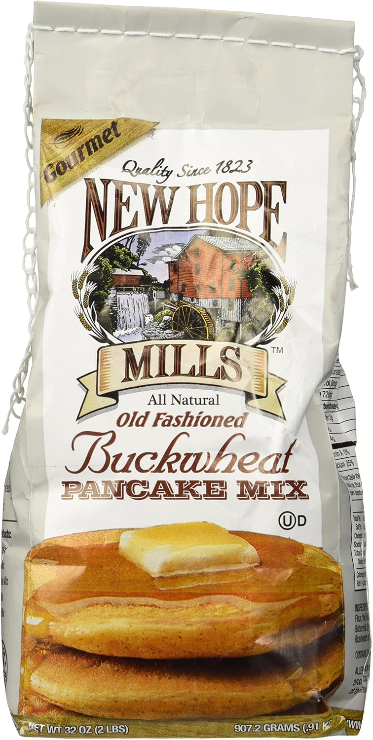Old Fashioned Buckwheat Pancake Mix, New Hope Mills, 2lbs (1)