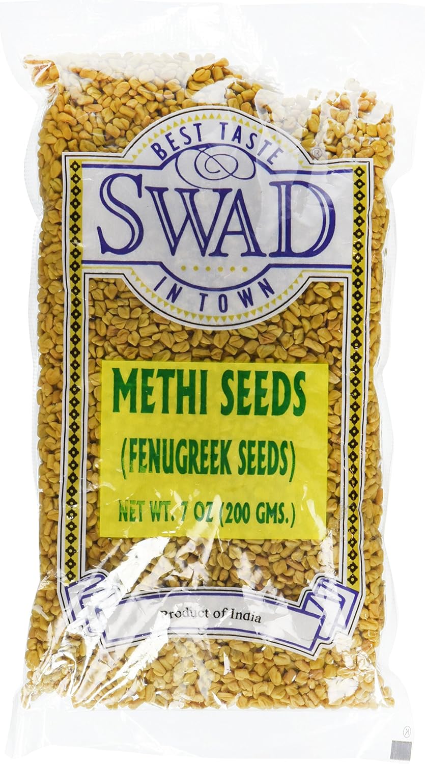 Swad Fenugreek (Methi) Seeds 7oz- Indian Grocery,spice