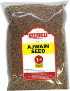Indian Spice Ajwain Seeds (Carom Bishops Seed) Spice Whole 16 oz (1 LB) ~ Natural | Vegan | Gluten Friendly | NON-GMO | Indian Origin