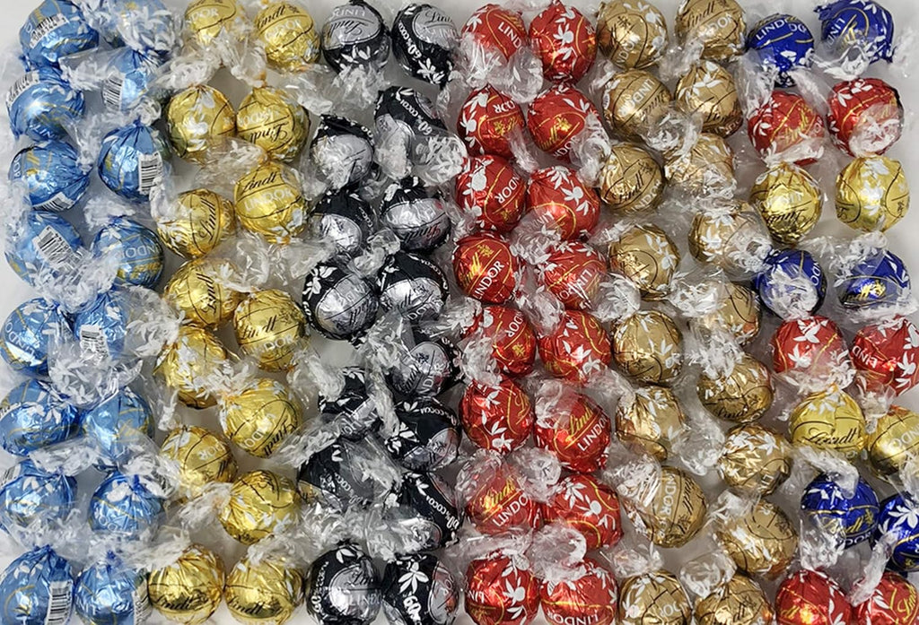 Lindt Lindor Assorted Flavored Truffles, Perfect for Parties Birthdays Engagements Weddings and More Occasions and Events, 100 Count